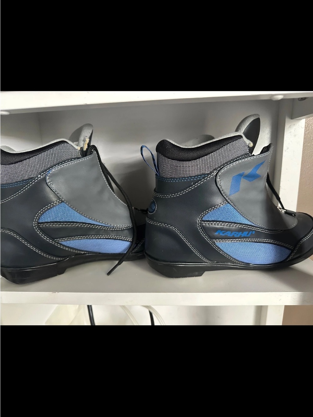 Karhu Blue and Gray Cross-Country Ski Boots